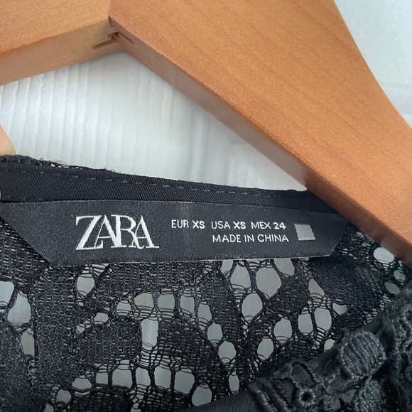 Zara Crotchet Detail Dress Size XS - Picture 4 of 4